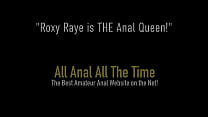 Perversão Anal! Linda curvilínea Roxy Raye leva um punho até sua bunda grande!