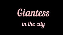 Giantess na animação da cidade. Versão gratuita.