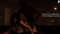 (4K – Love Wolf) Verlorenes Mädchen mit großen Titten und großem Arsch wird von einem Monster mit erigiertem Schwanz gefickt und beschließt, sich cremig machen zu lassen | Hentai 3D