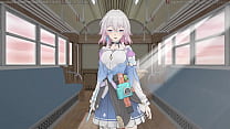 Honkai Star Rail: March 7, he guides Stelle and shows her all the carriages of the Astral Express.