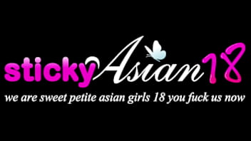 StickyAsian18 "Angel 18" et "Cici" sucent un jouet, peti asiatiques aiment votre argent