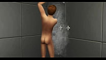 Сводная сестра заходит в ванную, когда ее сводный брат принимает душ, и помогает ему мастурбировать, и в итоге они трахаются