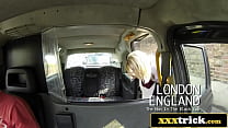 Stunning British Blonde Bimbo Cheating With a Cab Driver