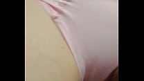 I push aside her pink panties to put my dick in my whore and slut from GDL