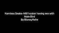 Namless Snake-Milf Hooker fa sesso con Bird maschio