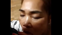 Asian milf loves sucking young cock