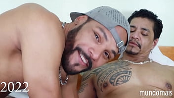 Two friends discovering they like a big, thick cock!