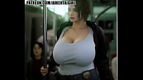 Resident Evil Jill Valentine cosplay tette | Hentai AI senza censure generato