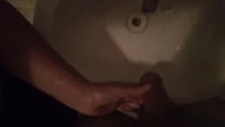 Washing his cock 2 min
