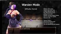 Prisión de Karryns Parte 1 Pajas y corridas, juego hentai sexy Warden