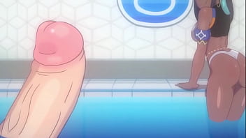 Ebenholz-Pokémon-Trainer sehr hart anal gefickt - unzensierte Animation