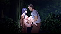 Sexo com garota peituda na floresta [Hentai]