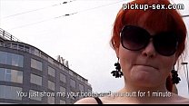 Рыжую европейскую крошку Florence трахнули в анал за деньги в любительском видео