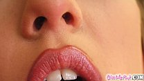 Give Me Pink Beautiful blue eyed girl tries anal toys