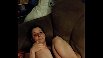 Teen wife shows off ass pussy and feet
