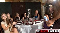 25 Milfs take loads in the face at secret sex party 15