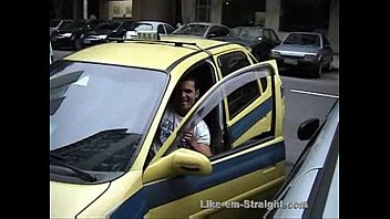 Americando lutscht am Schwanz des hetero - brasilianischen Taxifahrers